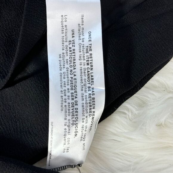 Dress The Population Ashton Black Wide Leg Cutaway Pants Sz XXS - Picture 10 of 11